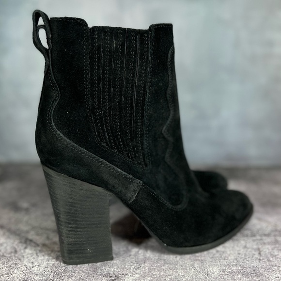 Dolce Vita Black Ankle Boots - Picture 4 of 13
